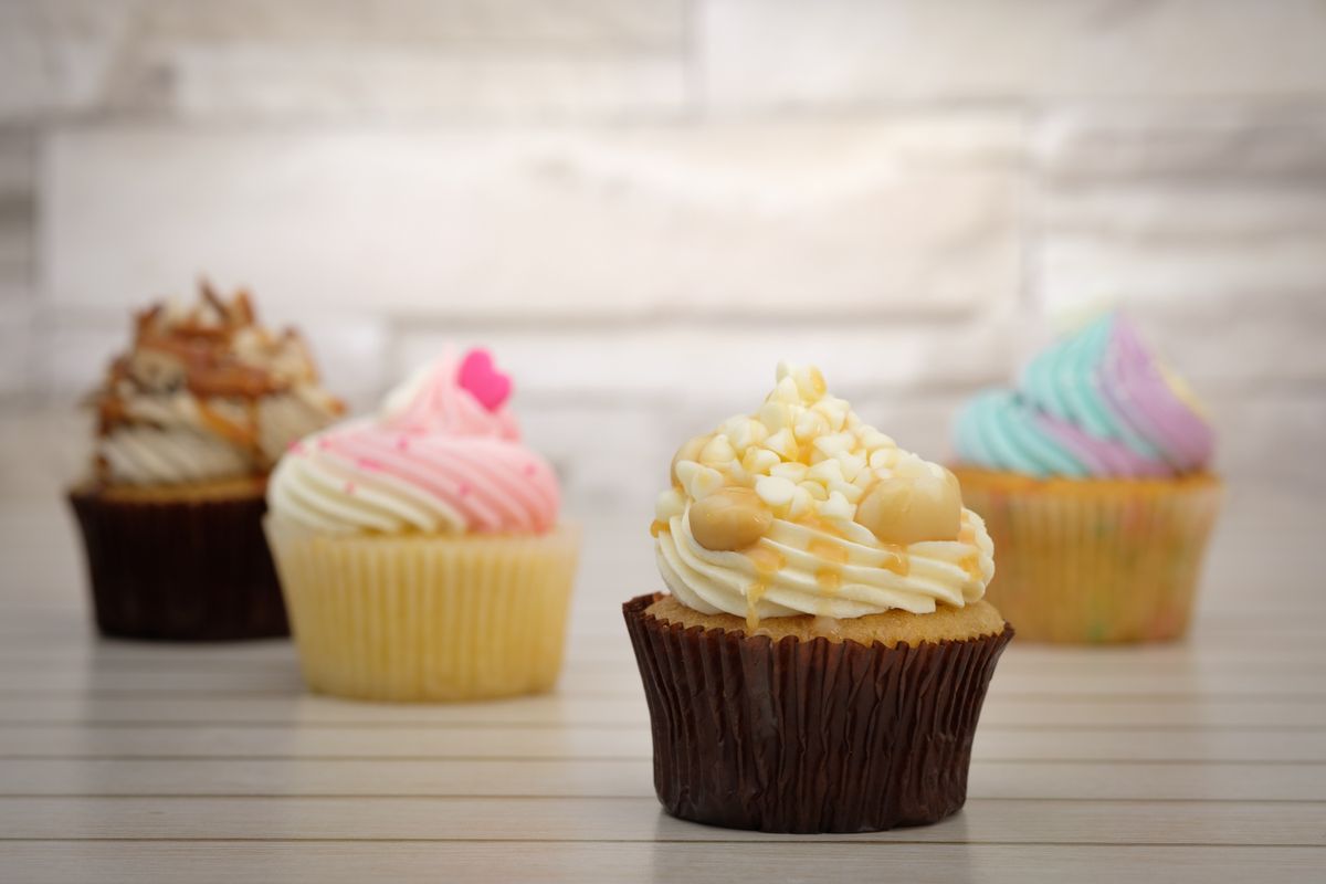 Cupcakes artesanales decorados a mano por Monimar